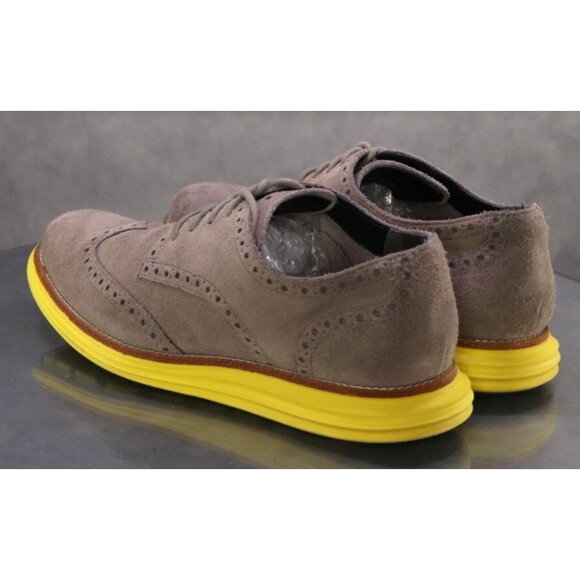 Cole Haan Lunargrand Men\'s Wingtip Oxfords Dress Shoes Sz 9 Nubuck Suede C10226 main image 11